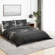 Vidaxl dekbedovertrekset 200x220 cm katoen zwart