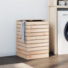 Vidaxl wasmand 44x44x66 cm massief grenenhout