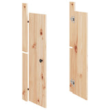 Vidaxl kastdeurtjes voor buitenkeuken 50x9x82 cm massief grenenhout - afbeelding 3