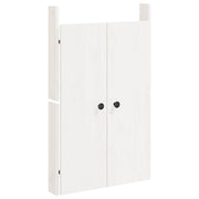 Vidaxl kastdeurtjes voor buitenkeuken meppel 50x9x82 cm grenenhout wit - afbeelding 2