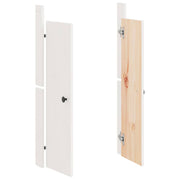 Vidaxl kastdeurtjes voor buitenkeuken meppel 50x9x82 cm grenenhout wit - afbeelding 3
