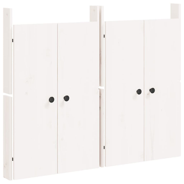 Vidaxl kastdeurtjes voor buitenkeuken meppel 2 st 50x9x82 cm wit