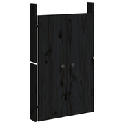 Vidaxl kastdeurtjes voor buitenkeuken meppel 2 st 50x9x82 cm zwart - afbeelding 3