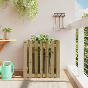 Vidaxl plantenbak met hekontwerp 70x70x70 cm geïmpregneerd grenenhout - afbeelding 1