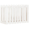 Vidaxl plantenbak verhoogd hekontwerp 100x50x70 cm grenenhout wit