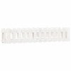 Vidaxl plantenbak verhoogd hekontwerp 150x30x30 cm grenenhout wit