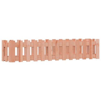 Vidaxl plantenbak verhoogd hekontwerp 150x30x30 cm massief douglashout