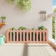 Vidaxl plantenbak verhoogd hekontwerp 150x50x50 cm massief douglashout