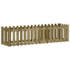 Vidaxl plantenbak verhoogd hekontwerp 200x50x50 cm geïmpregneerd hout