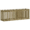 Vidaxl plantenbak verhoogd hekontwerp 200x50x70 cm geïmpregneerd hout