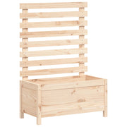 Vidaxl plantenbak met rek 79x39,5x114 cm massief grenenhout - afbeelding 2