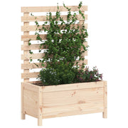 Vidaxl plantenbak met rek 79x39,5x114 cm massief grenenhout - afbeelding 3