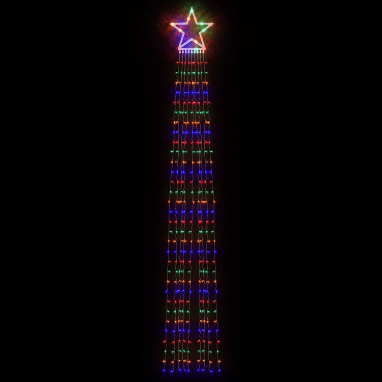 Vidaxl kerstboomverlichting 320 kleurrijke led's 375 cm