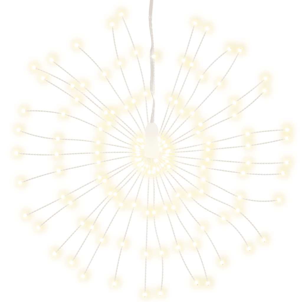 Vidaxl kerstverlichting vuurwerk 140 warmwitte led's 17 cm