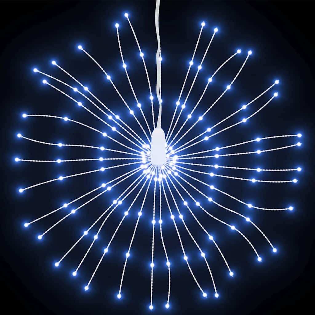 Vidaxl kerstverlichting vuurwerk 140 koudwitte led's 17 cm