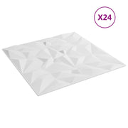 Vidaxl 24 st wandpanelen amethist 6 m² 50x50 cm xps wit - afbeelding 3
