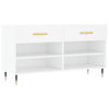 Vidaxl schoenenbank 102x35x55 cm bewerkt hout wit