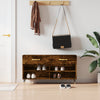 Vidaxl schoenenbank 102x35x55 cm bewerkt hout gerookt eikenkleurig