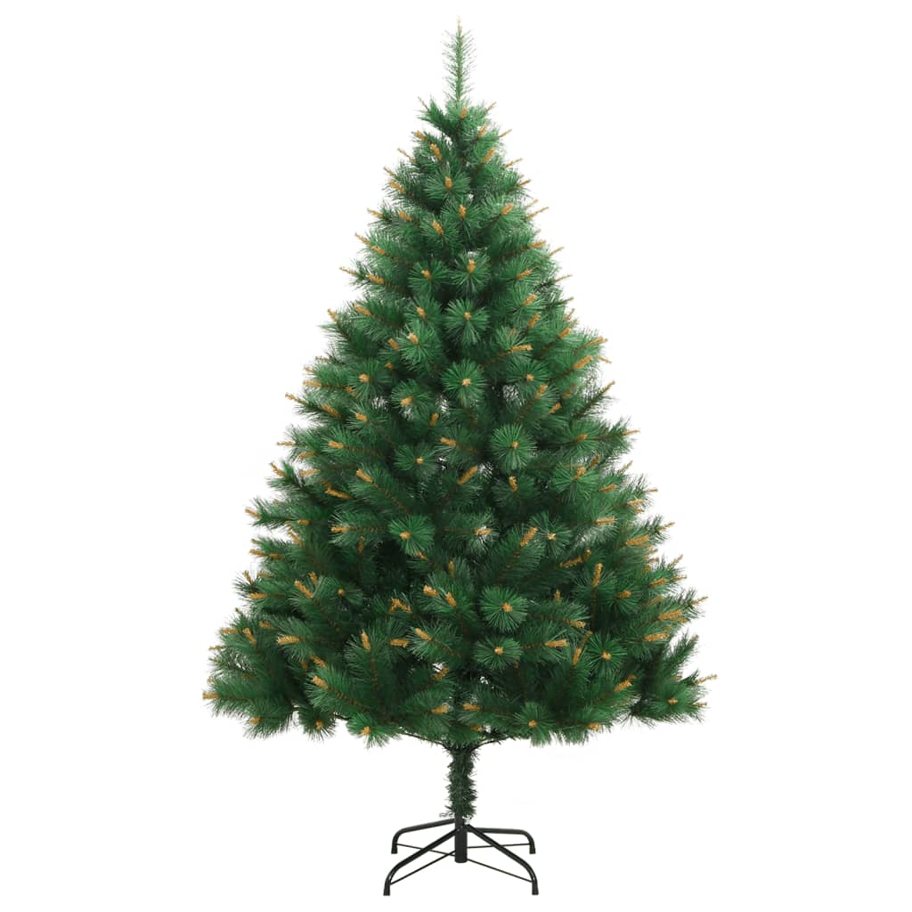 Vidaxl kunstkerstboom met scharnieren en standaard 150 cm