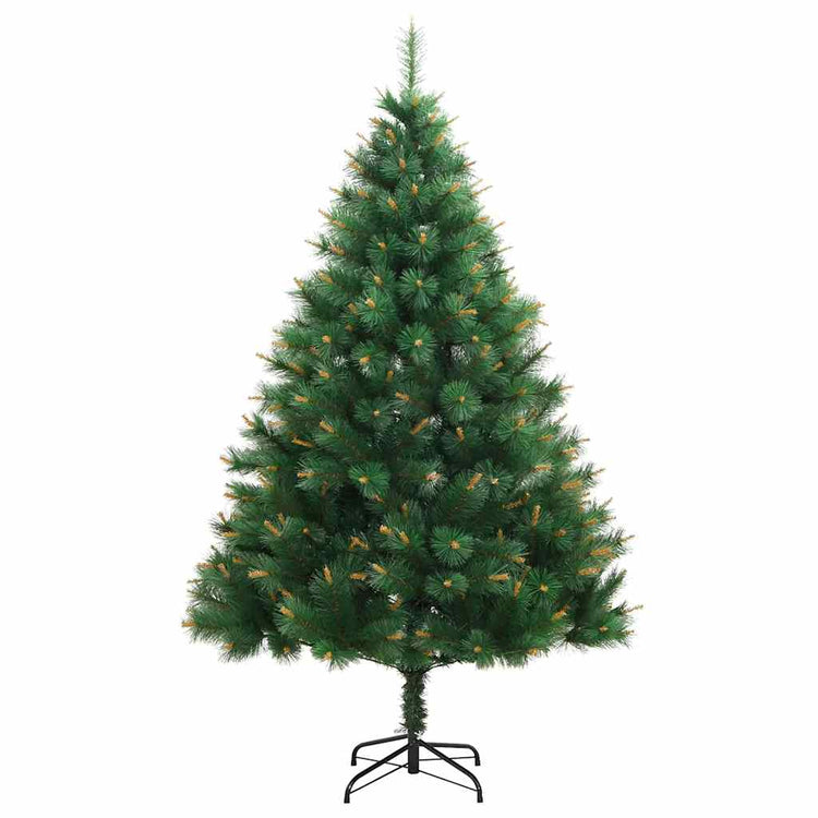 Vidaxl kunstkerstboom met scharnieren en standaard 180 cm
