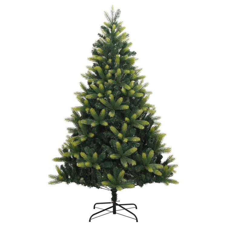 Vidaxl kunstkerstboom met scharnieren en standaard 120 cm
