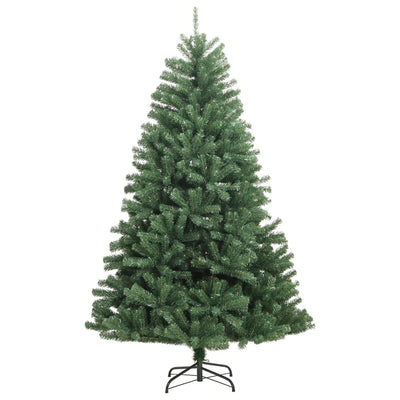 Vidaxl kunstkerstboom met scharnieren en standaard 180 cm groen