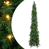 Vidaxl kunstkerstboom met verlichting 130 led's 210 cm - afbeelding 1