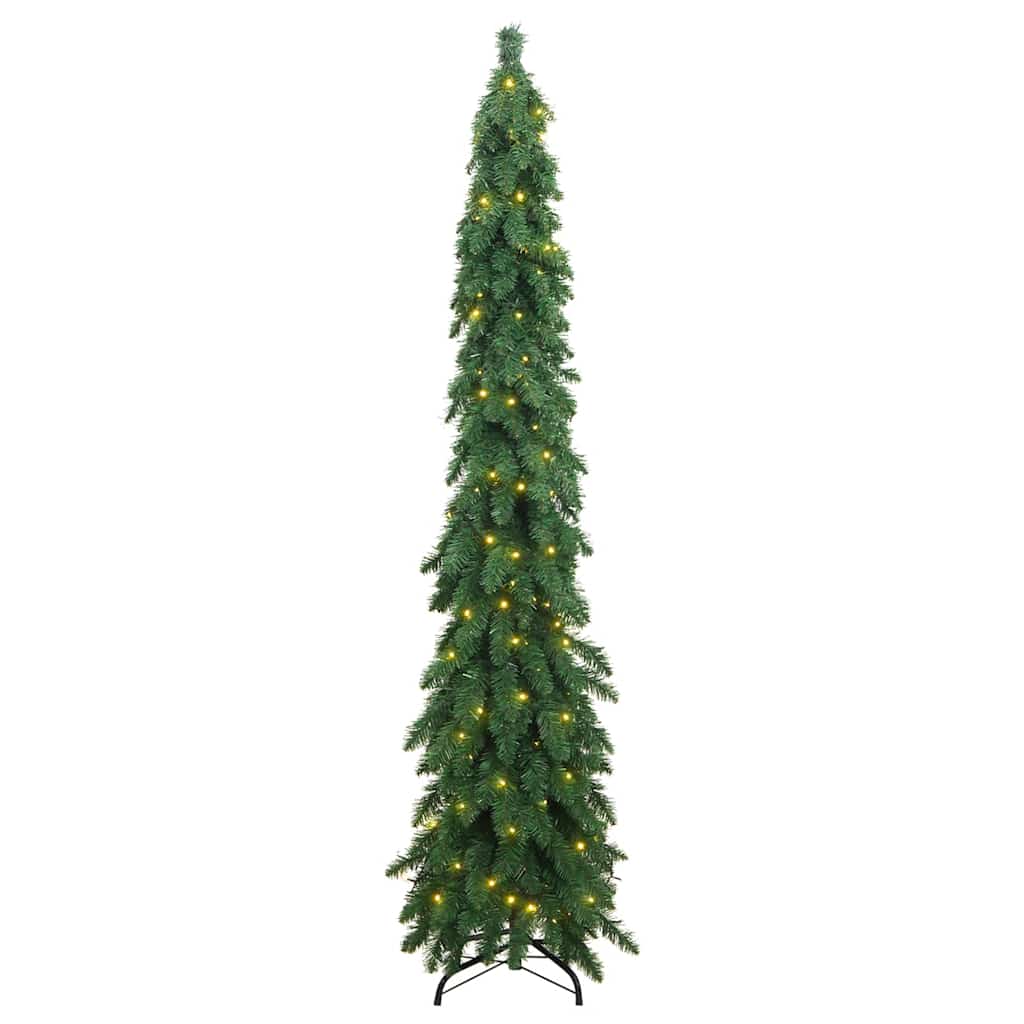 Vidaxl kunstkerstboom met verlichting 130 led's 210 cm
