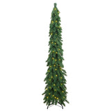 Vidaxl kunstkerstboom met verlichting 130 led's 210 cm - afbeelding 3