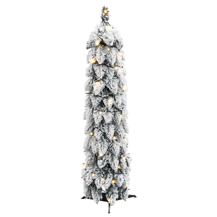 Vidaxl kunstkerstboom met verlichting en sneeuw 30 led's 60 cm