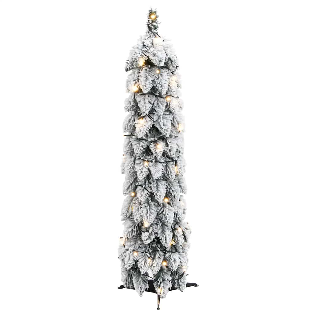 Vidaxl kunstkerstboom met verlichting en sneeuw 45 led's 90 cm