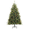Vidaxl kunstkerstboom met scharnieren en dennenappels 180 cm