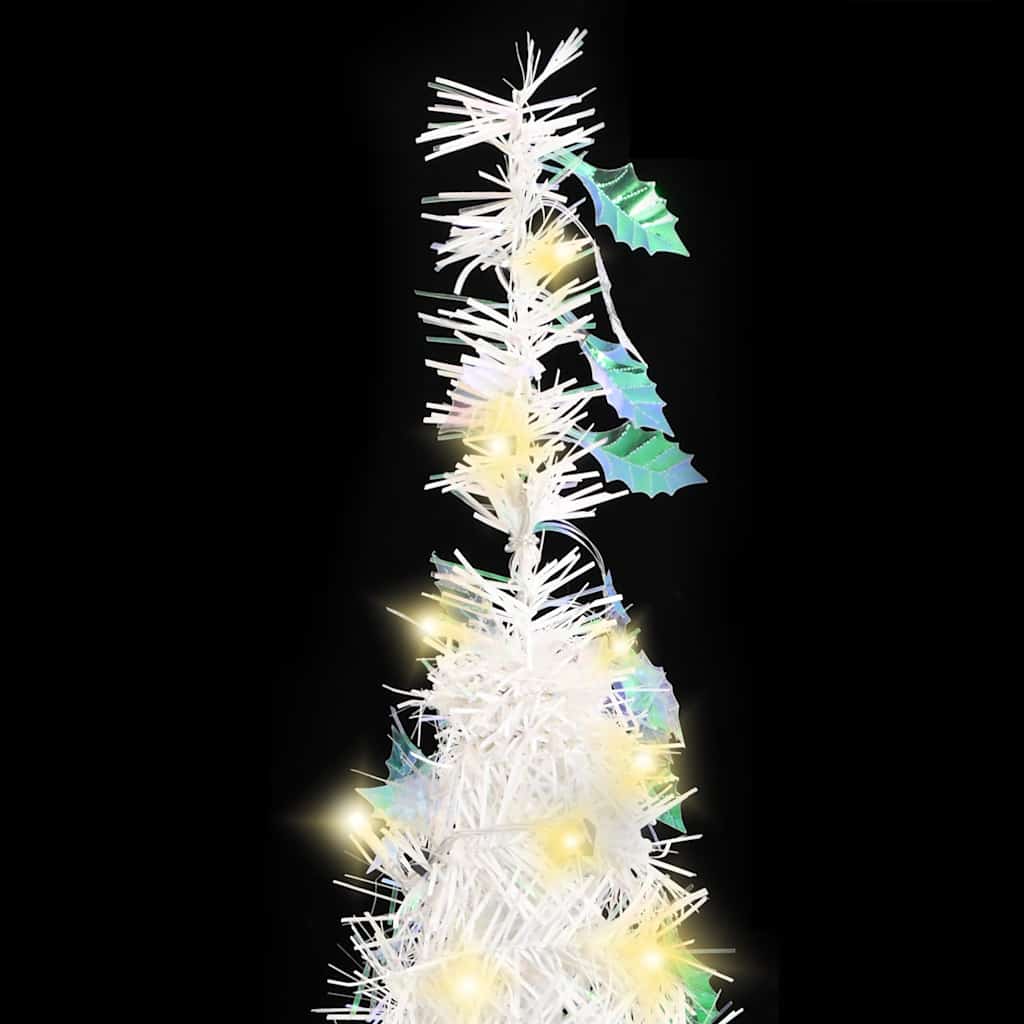 Vidaxl kunstkerstboom pop-up 100 led's 150 cm wit