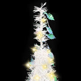 Vidaxl kunstkerstboom pop-up 150 led's 180 cm wit - afbeelding 3