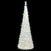 Vidaxl kunstkerstboom pop-up 200 led's 210 cm wit