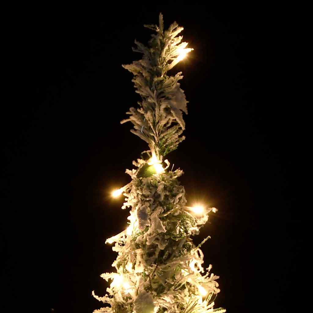 Vidaxl kunstkerstboom pop-up met sneeuw 150 led's 180 cm