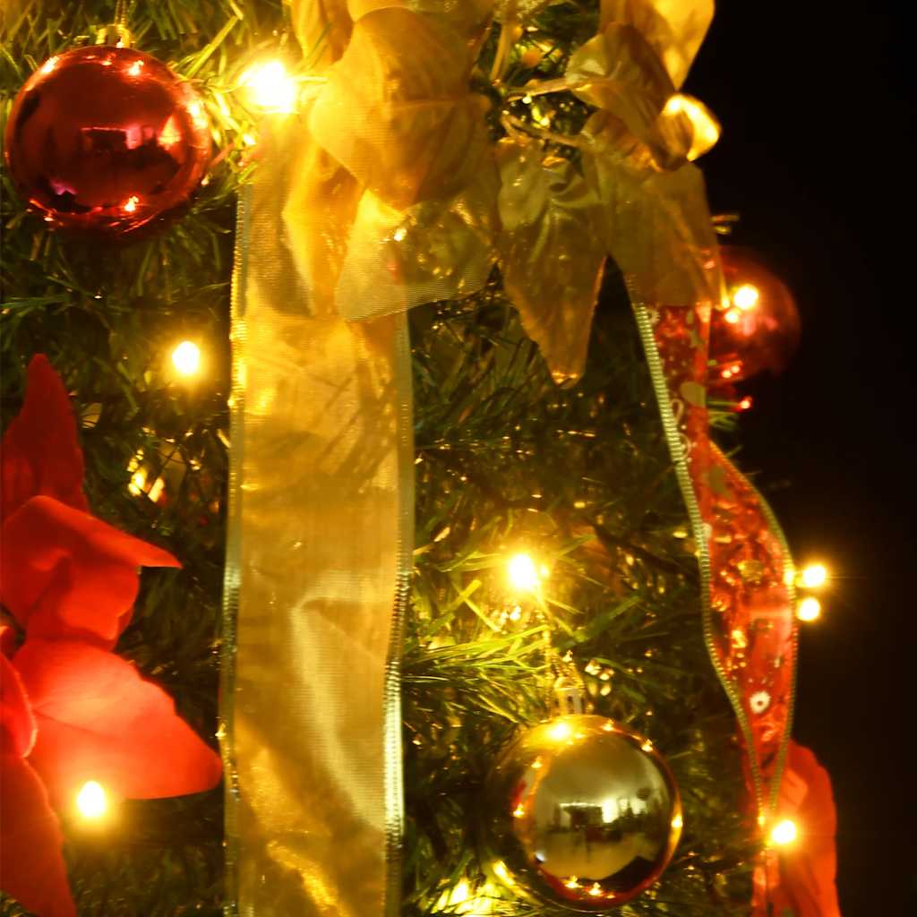 Vidaxl kunstkerstboom pop-up 100 led's 150 cm groen