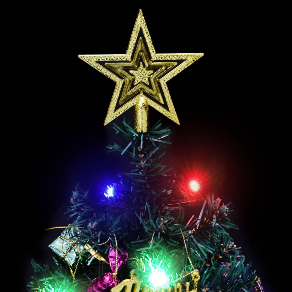 VidaXL Kunstkerstboom met verlichting mini 20 LED's 45 cm groen