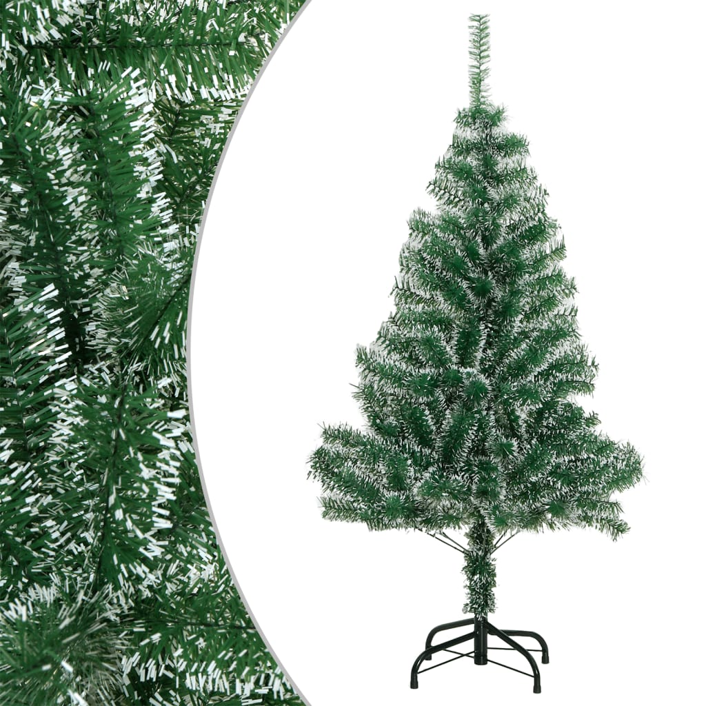 Vidaxl kunstkerstboom met sneeuw 150 cm groen