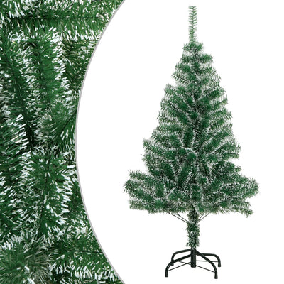 Vidaxl kunstkerstboom met sneeuw 150 cm groen