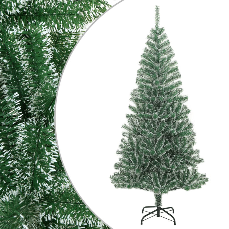 VidaXL Kunstkerstboom met sneeuw 180 cm groen