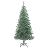 Vidaxl kunstkerstboom met sneeuw 210 cm groen