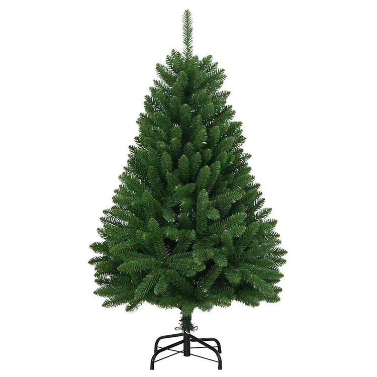 Vidaxl kunstkerstboom met scharnieren met standaard 120 cm groen