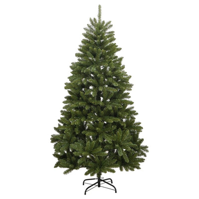 Vidaxl kunstkerstboom met scharnieren en standaard 240 cm groen