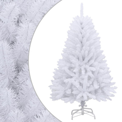 Vidaxl kunstkerstboom met scharnieren en standaard 150 cm wit