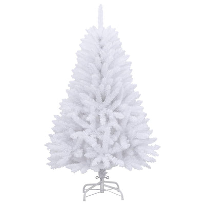Vidaxl kunstkerstboom met scharnieren en standaard 150 cm wit