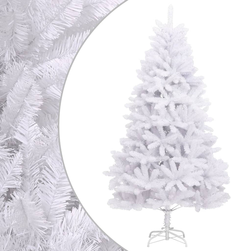Vidaxl kunstkerstboom met scharnieren en standaard 180 cm wit