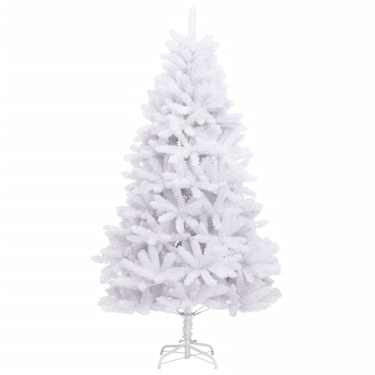 Vidaxl kunstkerstboom met scharnieren en standaard 180 cm wit