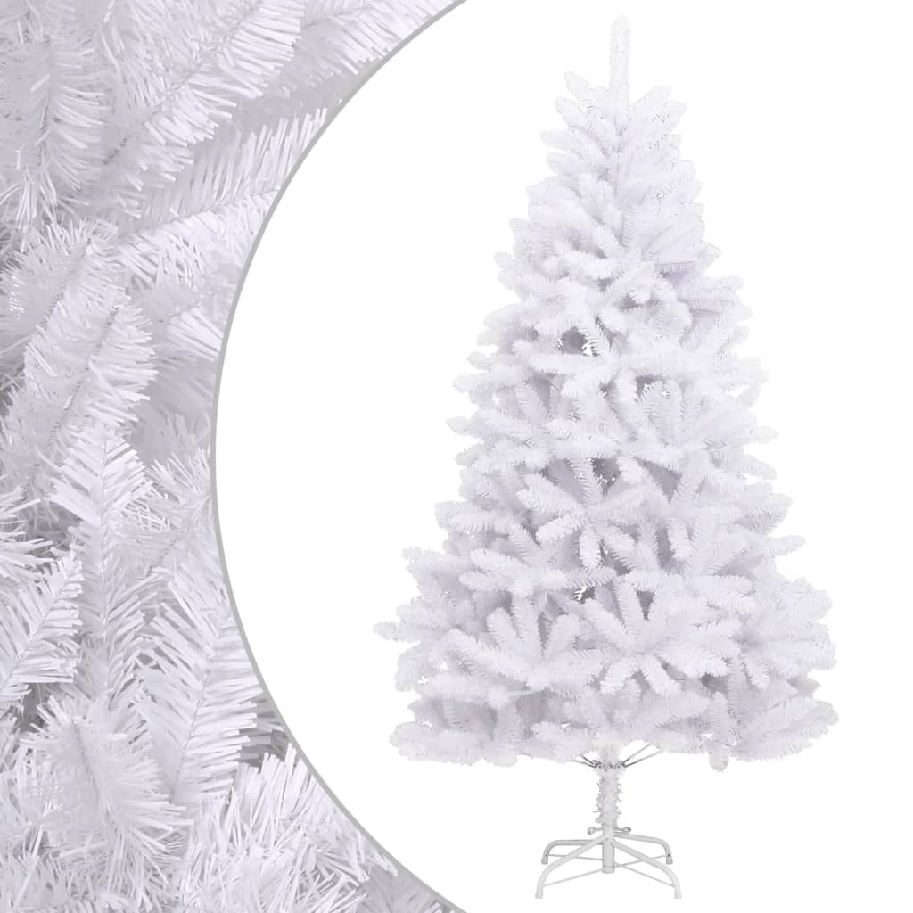 Vidaxl kunstkerstboom met scharnieren met standaard 270 cm wit