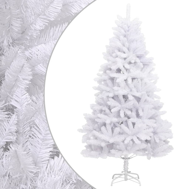 Vidaxl kunstkerstboom met scharnieren met standaard 270 cm wit